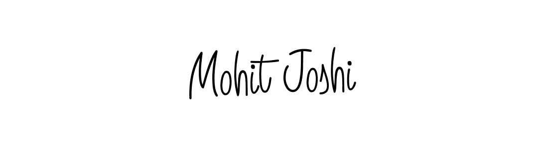 Mohit Joshi stylish signature style. Best Handwritten Sign (Angelique-Rose-font-FFP) for my name. Handwritten Signature Collection Ideas for my name Mohit Joshi. Mohit Joshi signature style 5 images and pictures png