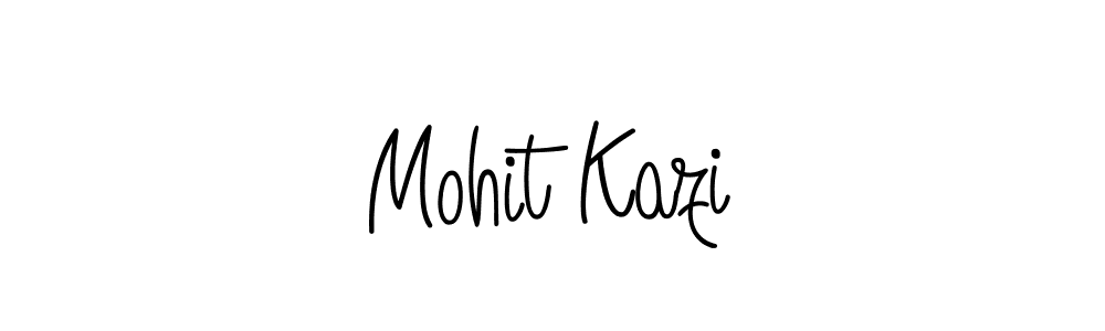 Design your own signature with our free online signature maker. With this signature software, you can create a handwritten (Angelique-Rose-font-FFP) signature for name Mohit Kazi. Mohit Kazi signature style 5 images and pictures png