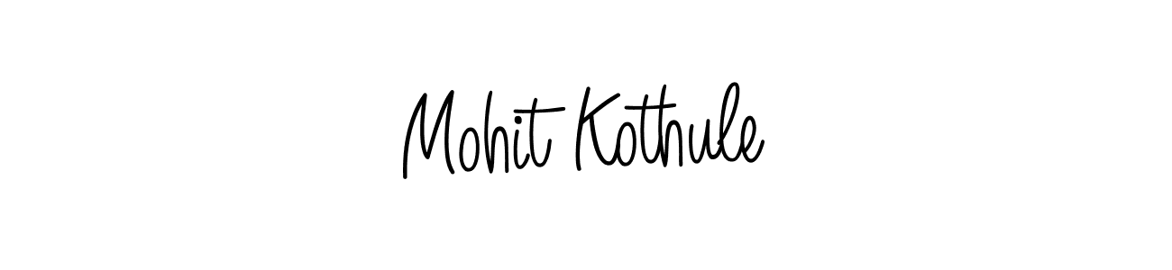 How to make Mohit Kothule signature? Angelique-Rose-font-FFP is a professional autograph style. Create handwritten signature for Mohit Kothule name. Mohit Kothule signature style 5 images and pictures png