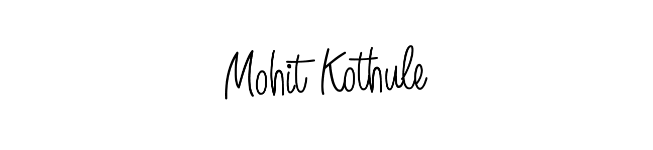 How to make Mohit Kothule signature? Angelique-Rose-font-FFP is a professional autograph style. Create handwritten signature for Mohit Kothule name. Mohit Kothule signature style 5 images and pictures png