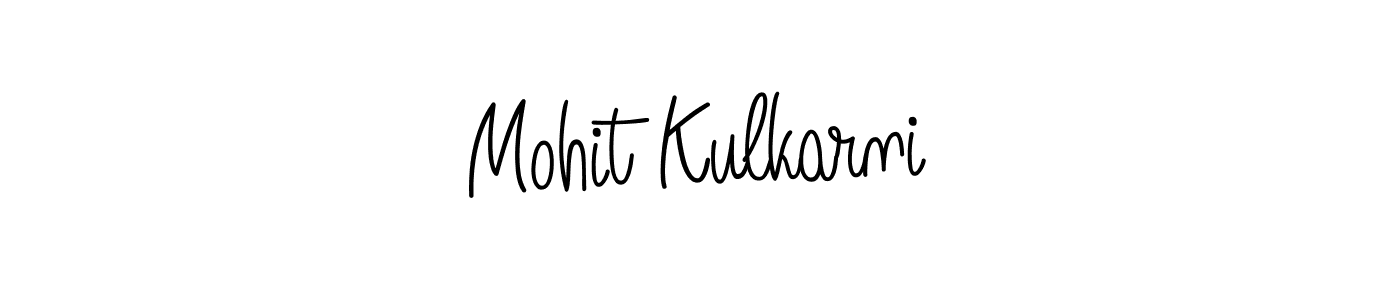 Design your own signature with our free online signature maker. With this signature software, you can create a handwritten (Angelique-Rose-font-FFP) signature for name Mohit Kulkarni. Mohit Kulkarni signature style 5 images and pictures png