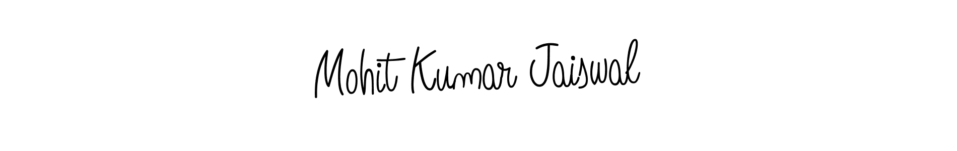 Design your own signature with our free online signature maker. With this signature software, you can create a handwritten (Angelique-Rose-font-FFP) signature for name Mohit Kumar Jaiswal. Mohit Kumar Jaiswal signature style 5 images and pictures png