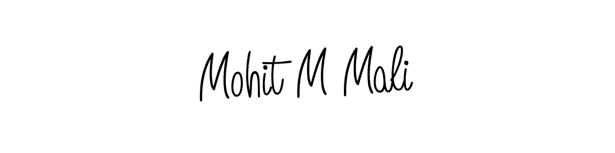 Once you've used our free online signature maker to create your best signature Angelique-Rose-font-FFP style, it's time to enjoy all of the benefits that Mohit M Mali name signing documents. Mohit M Mali signature style 5 images and pictures png