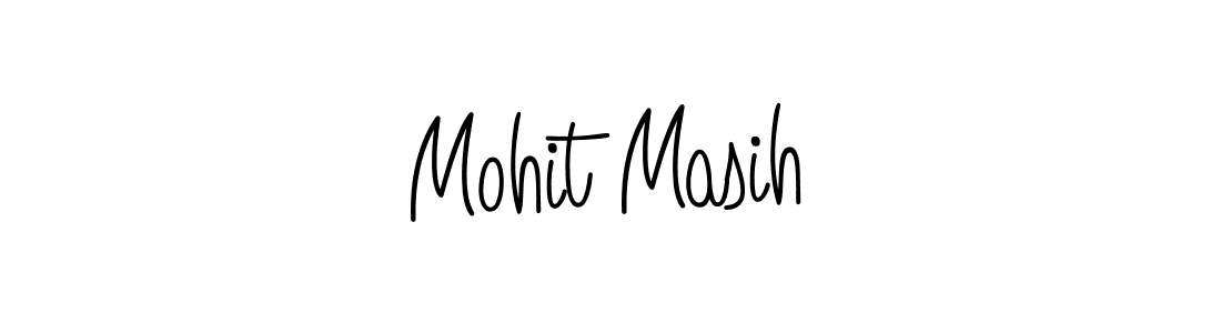 Design your own signature with our free online signature maker. With this signature software, you can create a handwritten (Angelique-Rose-font-FFP) signature for name Mohit Masih. Mohit Masih signature style 5 images and pictures png