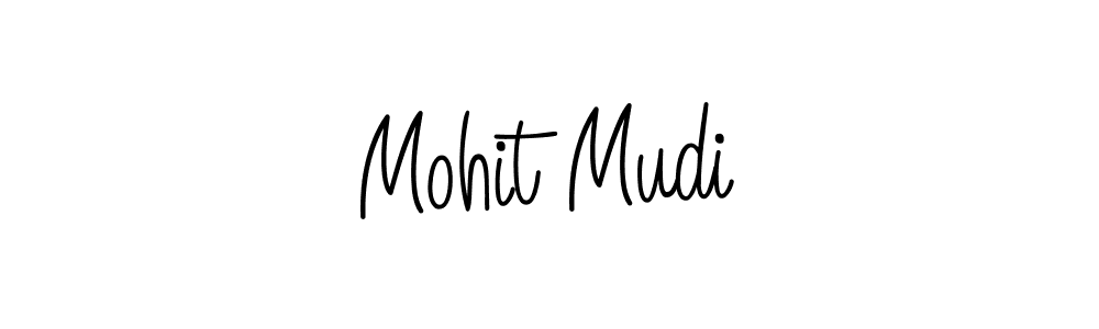 How to make Mohit Mudi name signature. Use Angelique-Rose-font-FFP style for creating short signs online. This is the latest handwritten sign. Mohit Mudi signature style 5 images and pictures png