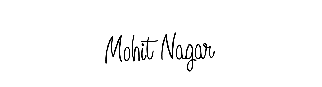 Also we have Mohit Nagar name is the best signature style. Create professional handwritten signature collection using Angelique-Rose-font-FFP autograph style. Mohit Nagar signature style 5 images and pictures png