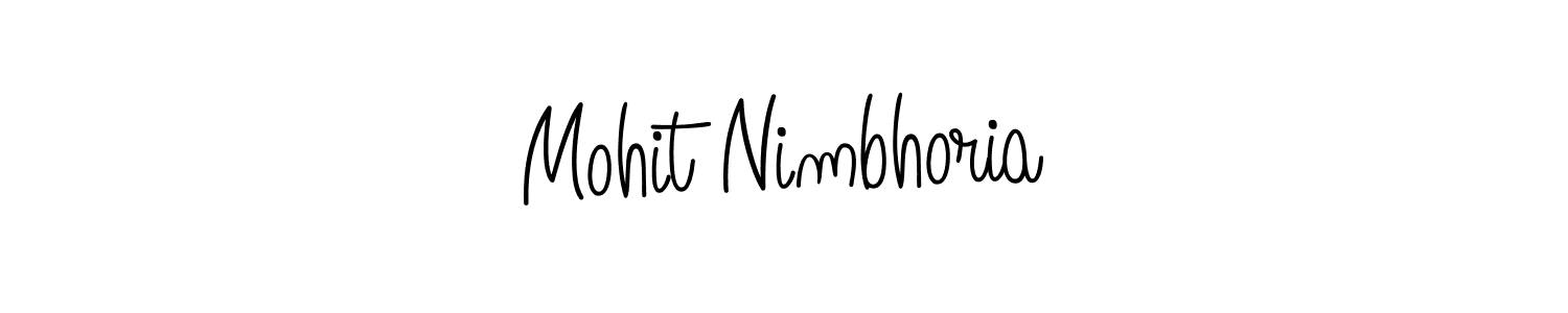How to make Mohit Nimbhoria signature? Angelique-Rose-font-FFP is a professional autograph style. Create handwritten signature for Mohit Nimbhoria name. Mohit Nimbhoria signature style 5 images and pictures png