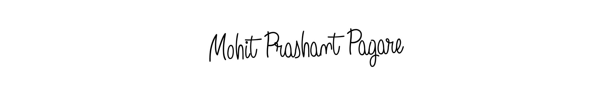 Use a signature maker to create a handwritten signature online. With this signature software, you can design (Angelique-Rose-font-FFP) your own signature for name Mohit Prashant Pagare. Mohit Prashant Pagare signature style 5 images and pictures png