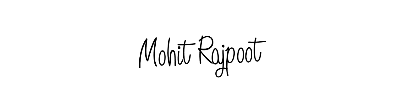 How to make Mohit Rajpoot name signature. Use Angelique-Rose-font-FFP style for creating short signs online. This is the latest handwritten sign. Mohit Rajpoot signature style 5 images and pictures png