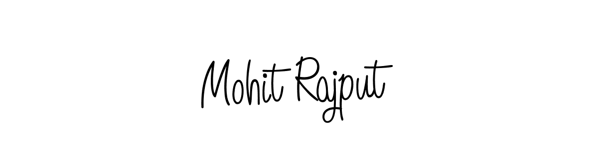 Create a beautiful signature design for name Mohit Rajput. With this signature (Angelique-Rose-font-FFP) fonts, you can make a handwritten signature for free. Mohit Rajput signature style 5 images and pictures png