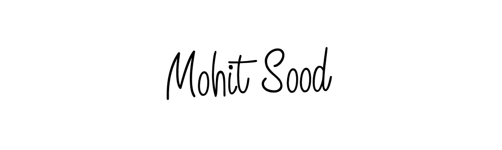 The best way (Angelique-Rose-font-FFP) to make a short signature is to pick only two or three words in your name. The name Mohit Sood include a total of six letters. For converting this name. Mohit Sood signature style 5 images and pictures png