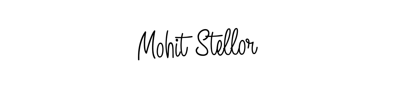 Also we have Mohit Stellor name is the best signature style. Create professional handwritten signature collection using Angelique-Rose-font-FFP autograph style. Mohit Stellor signature style 5 images and pictures png