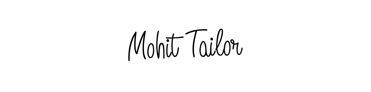 How to make Mohit Tailor signature? Angelique-Rose-font-FFP is a professional autograph style. Create handwritten signature for Mohit Tailor name. Mohit Tailor signature style 5 images and pictures png