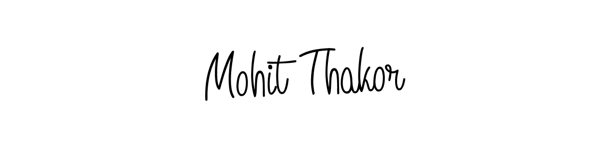 Make a beautiful signature design for name Mohit Thakor. Use this online signature maker to create a handwritten signature for free. Mohit Thakor signature style 5 images and pictures png