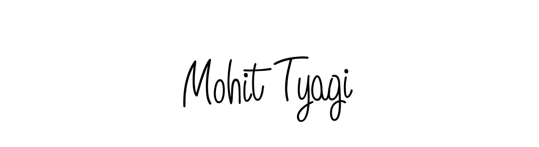 How to make Mohit Tyagi name signature. Use Angelique-Rose-font-FFP style for creating short signs online. This is the latest handwritten sign. Mohit Tyagi signature style 5 images and pictures png