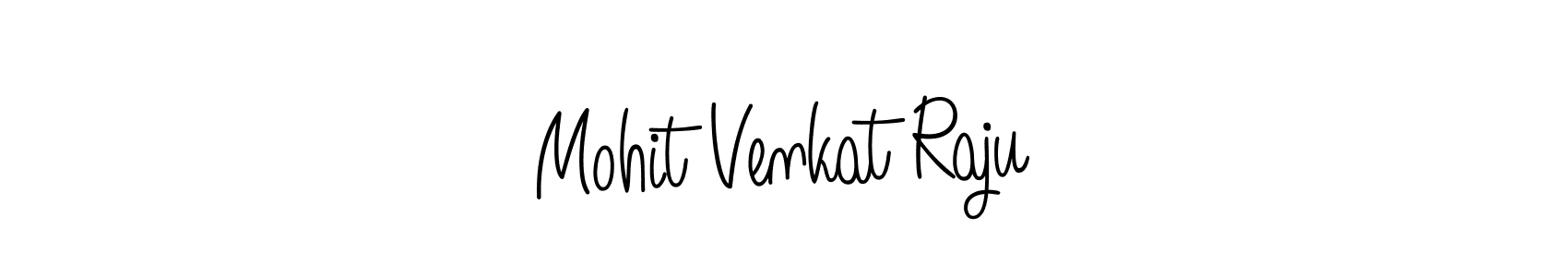 You should practise on your own different ways (Angelique-Rose-font-FFP) to write your name (Mohit Venkat Raju) in signature. don't let someone else do it for you. Mohit Venkat Raju signature style 5 images and pictures png