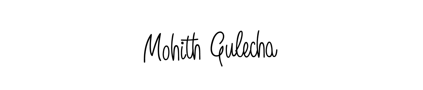 How to make Mohith Gulecha signature? Angelique-Rose-font-FFP is a professional autograph style. Create handwritten signature for Mohith Gulecha name. Mohith Gulecha signature style 5 images and pictures png