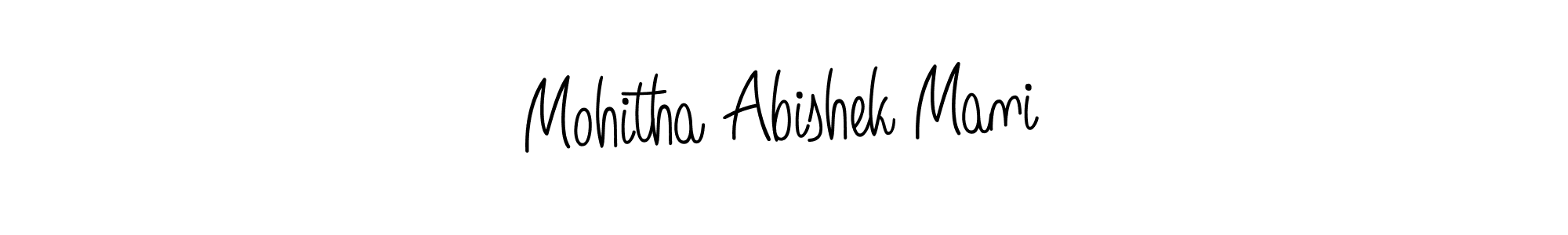 Here are the top 10 professional signature styles for the name Mohitha Abishek Mani. These are the best autograph styles you can use for your name. Mohitha Abishek Mani signature style 5 images and pictures png