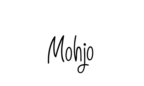 How to Draw Mohjo signature style? Angelique-Rose-font-FFP is a latest design signature styles for name Mohjo. Mohjo signature style 5 images and pictures png