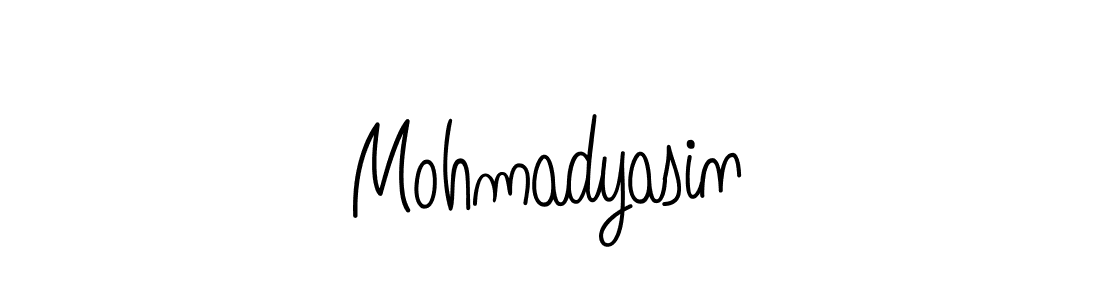Make a beautiful signature design for name Mohmadyasin. Use this online signature maker to create a handwritten signature for free. Mohmadyasin signature style 5 images and pictures png