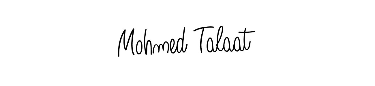 How to make Mohmed Talaat name signature. Use Angelique-Rose-font-FFP style for creating short signs online. This is the latest handwritten sign. Mohmed Talaat signature style 5 images and pictures png