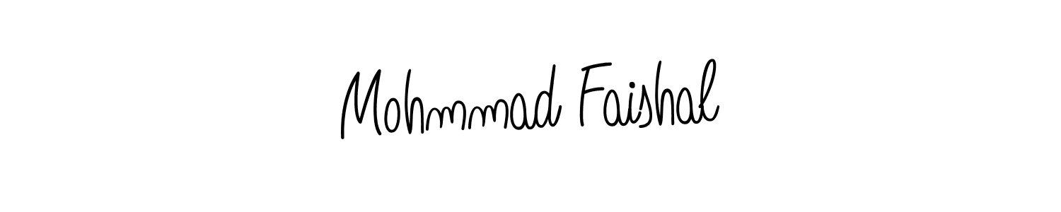 Also we have Mohmmad Faishal name is the best signature style. Create professional handwritten signature collection using Angelique-Rose-font-FFP autograph style. Mohmmad Faishal signature style 5 images and pictures png