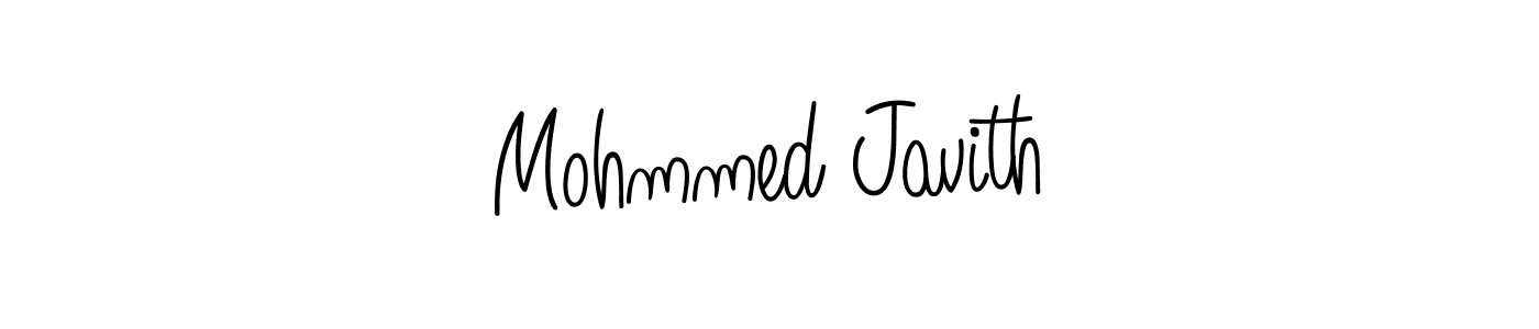 Use a signature maker to create a handwritten signature online. With this signature software, you can design (Angelique-Rose-font-FFP) your own signature for name Mohmmed Javith. Mohmmed Javith signature style 5 images and pictures png