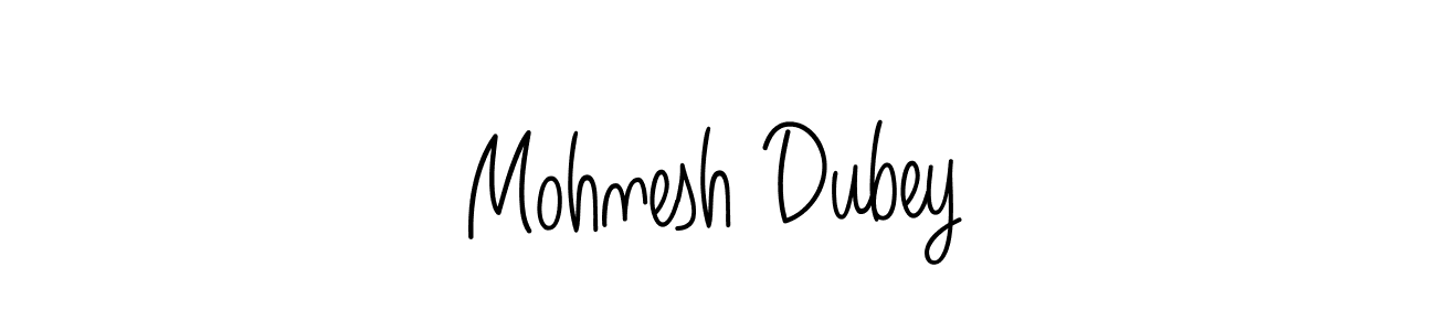 Design your own signature with our free online signature maker. With this signature software, you can create a handwritten (Angelique-Rose-font-FFP) signature for name Mohnesh Dubey. Mohnesh Dubey signature style 5 images and pictures png