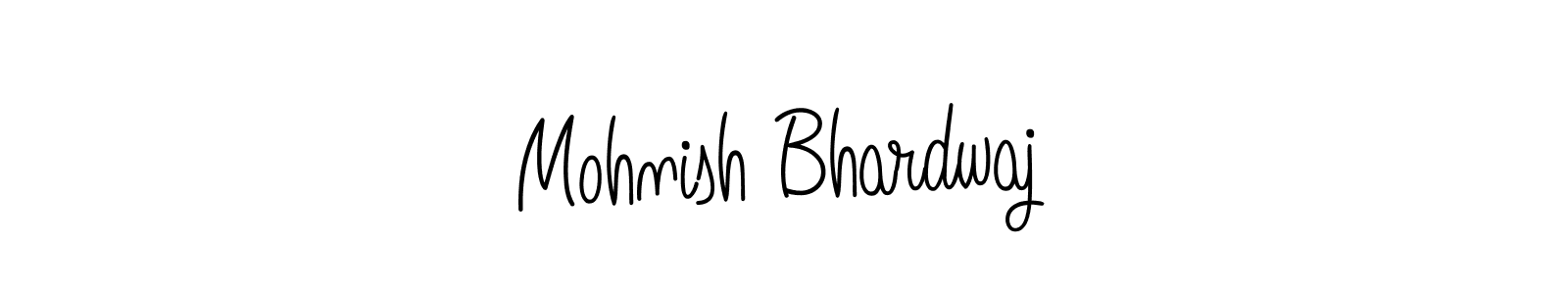 Mohnish Bhardwaj stylish signature style. Best Handwritten Sign (Angelique-Rose-font-FFP) for my name. Handwritten Signature Collection Ideas for my name Mohnish Bhardwaj. Mohnish Bhardwaj signature style 5 images and pictures png