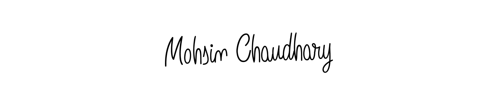 Also we have Mohsin Chaudhary name is the best signature style. Create professional handwritten signature collection using Angelique-Rose-font-FFP autograph style. Mohsin Chaudhary signature style 5 images and pictures png