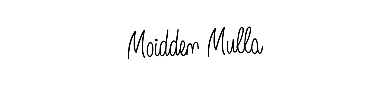 You can use this online signature creator to create a handwritten signature for the name Moidden Mulla. This is the best online autograph maker. Moidden Mulla signature style 5 images and pictures png