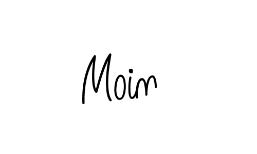 Moin  stylish signature style. Best Handwritten Sign (Angelique-Rose-font-FFP) for my name. Handwritten Signature Collection Ideas for my name Moin . Moin  signature style 5 images and pictures png