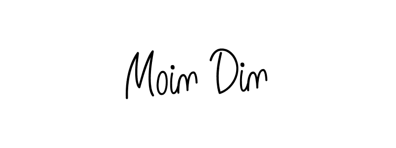 Best and Professional Signature Style for Moin Din. Angelique-Rose-font-FFP Best Signature Style Collection. Moin Din signature style 5 images and pictures png
