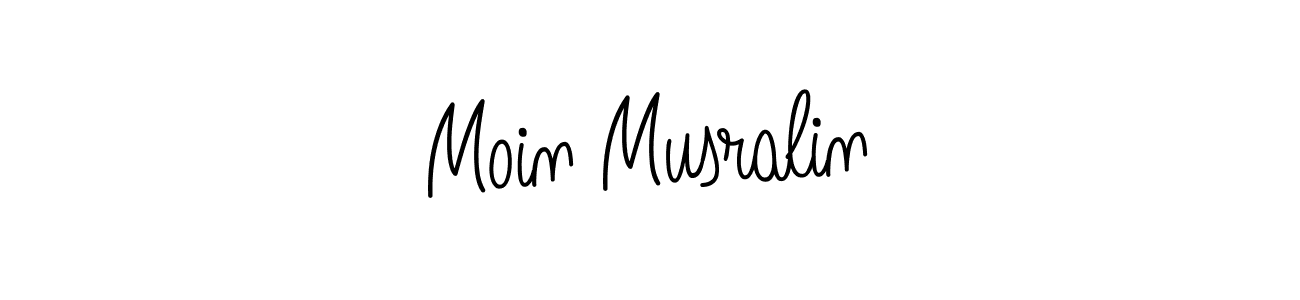 Make a beautiful signature design for name Moin Musralin. Use this online signature maker to create a handwritten signature for free. Moin Musralin signature style 5 images and pictures png