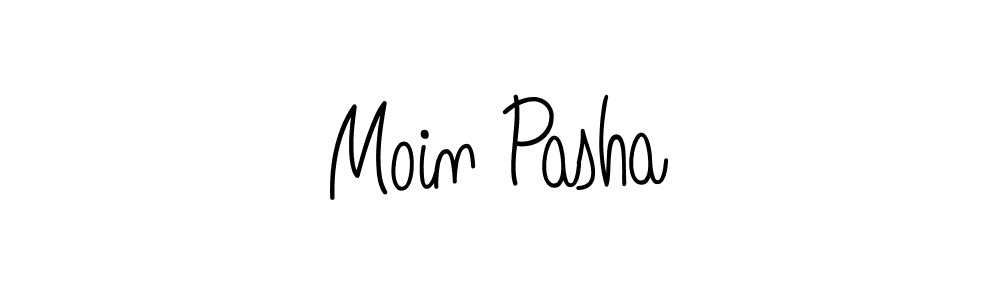How to make Moin Pasha signature? Angelique-Rose-font-FFP is a professional autograph style. Create handwritten signature for Moin Pasha name. Moin Pasha signature style 5 images and pictures png