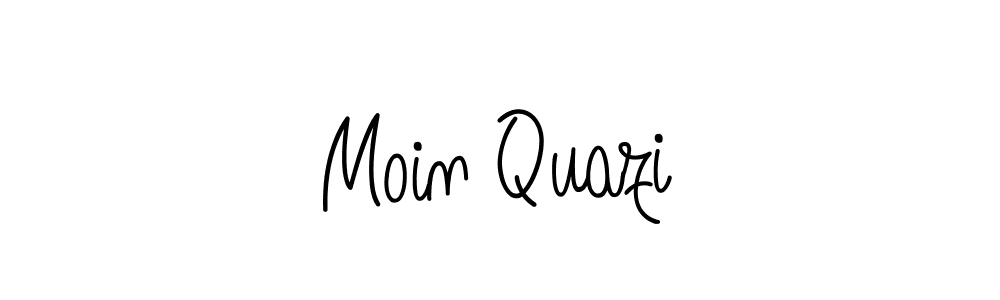 You should practise on your own different ways (Angelique-Rose-font-FFP) to write your name (Moin Quazi) in signature. don't let someone else do it for you. Moin Quazi signature style 5 images and pictures png