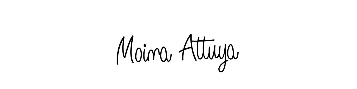 Also we have Moina Attuya name is the best signature style. Create professional handwritten signature collection using Angelique-Rose-font-FFP autograph style. Moina Attuya signature style 5 images and pictures png