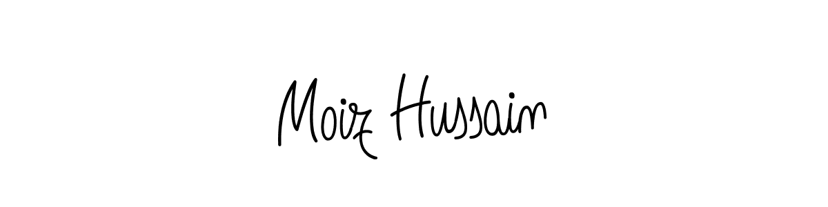 How to make Moiz Hussain signature? Angelique-Rose-font-FFP is a professional autograph style. Create handwritten signature for Moiz Hussain name. Moiz Hussain signature style 5 images and pictures png