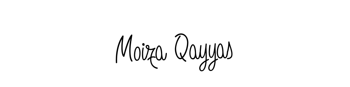 if you are searching for the best signature style for your name Moiza Qayyas. so please give up your signature search. here we have designed multiple signature styles  using Angelique-Rose-font-FFP. Moiza Qayyas signature style 5 images and pictures png