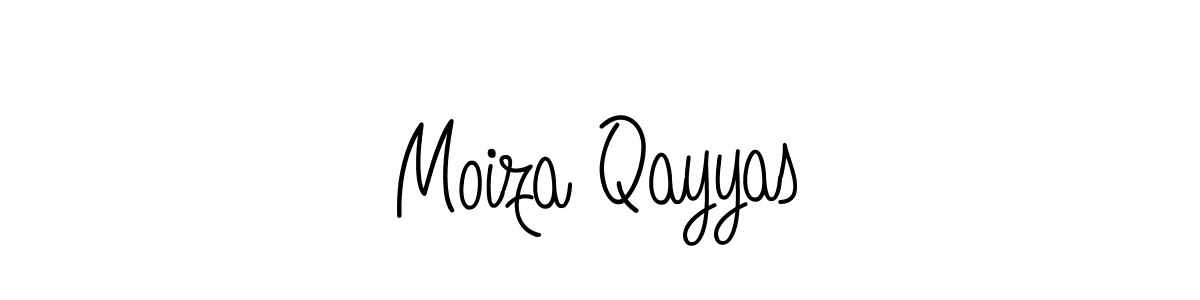 It looks lik you need a new signature style for name Moiza Qayyas. Design unique handwritten (Angelique-Rose-font-FFP) signature with our free signature maker in just a few clicks. Moiza Qayyas signature style 5 images and pictures png