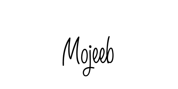 How to make Mojeeb signature? Angelique-Rose-font-FFP is a professional autograph style. Create handwritten signature for Mojeeb name. Mojeeb signature style 5 images and pictures png