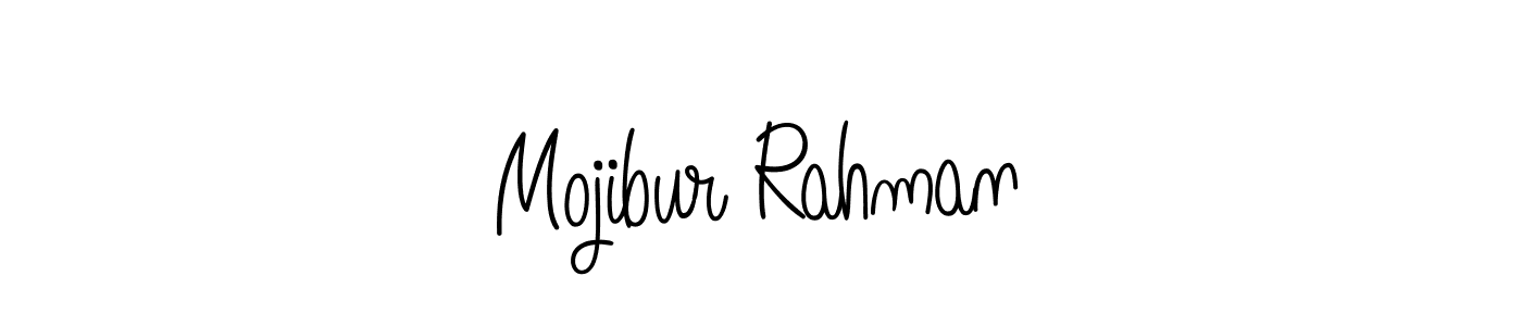 Use a signature maker to create a handwritten signature online. With this signature software, you can design (Angelique-Rose-font-FFP) your own signature for name Mojibur Rahman. Mojibur Rahman signature style 5 images and pictures png