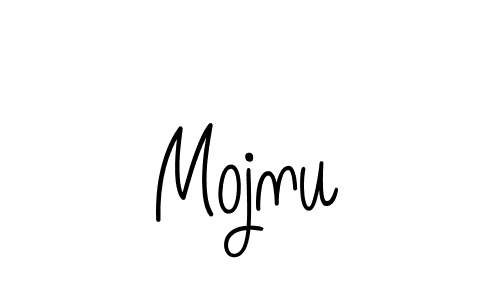 How to make Mojnu name signature. Use Angelique-Rose-font-FFP style for creating short signs online. This is the latest handwritten sign. Mojnu signature style 5 images and pictures png