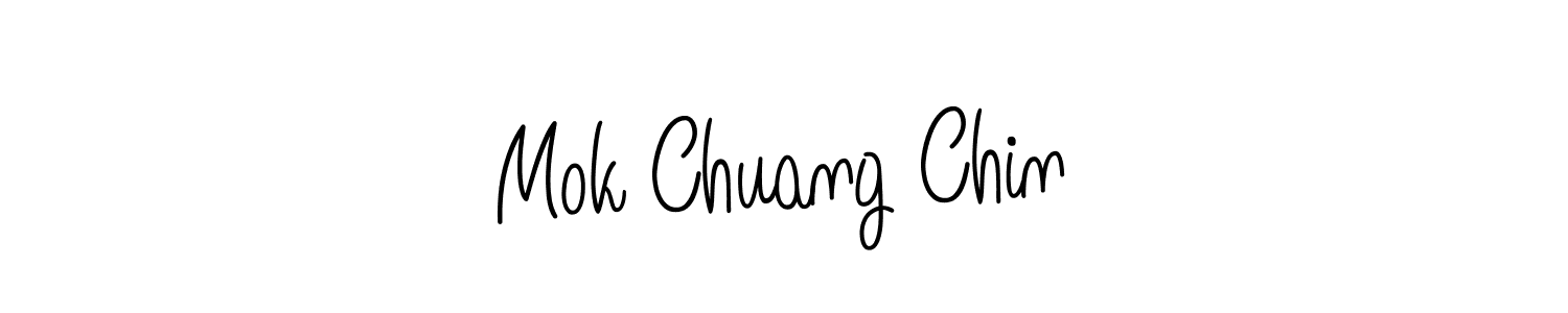 You can use this online signature creator to create a handwritten signature for the name Mok Chuang Chin. This is the best online autograph maker. Mok Chuang Chin signature style 5 images and pictures png