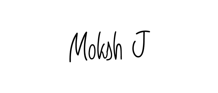 Similarly Angelique-Rose-font-FFP is the best handwritten signature design. Signature creator online .You can use it as an online autograph creator for name Moksh J. Moksh J signature style 5 images and pictures png