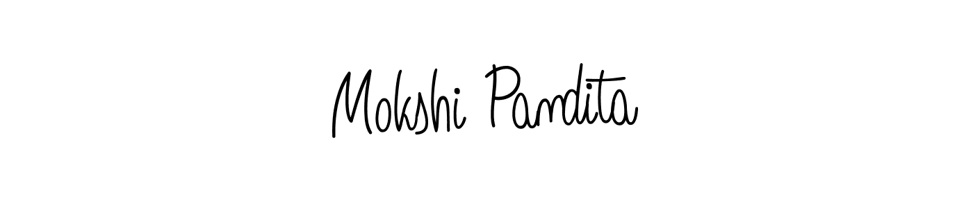 It looks lik you need a new signature style for name Mokshi Pandita. Design unique handwritten (Angelique-Rose-font-FFP) signature with our free signature maker in just a few clicks. Mokshi Pandita signature style 5 images and pictures png