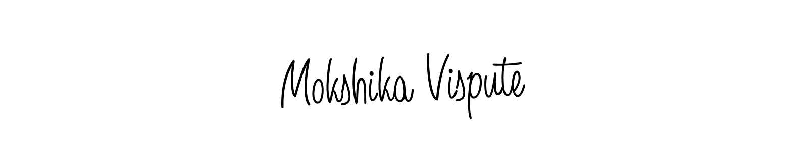 if you are searching for the best signature style for your name Mokshika Vispute. so please give up your signature search. here we have designed multiple signature styles  using Angelique-Rose-font-FFP. Mokshika Vispute signature style 5 images and pictures png