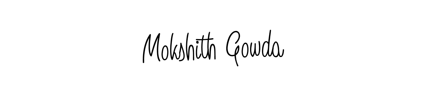 This is the best signature style for the Mokshith Gowda name. Also you like these signature font (Angelique-Rose-font-FFP). Mix name signature. Mokshith Gowda signature style 5 images and pictures png