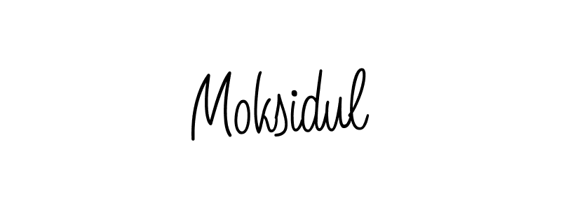 How to make Moksidul name signature. Use Angelique-Rose-font-FFP style for creating short signs online. This is the latest handwritten sign. Moksidul signature style 5 images and pictures png