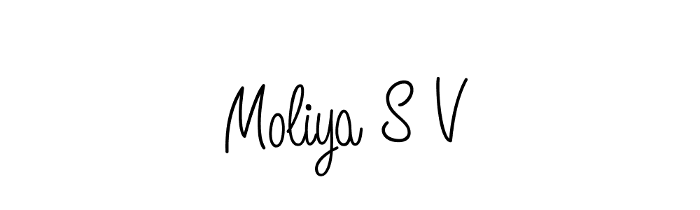 You can use this online signature creator to create a handwritten signature for the name Moliya S V. This is the best online autograph maker. Moliya S V signature style 5 images and pictures png